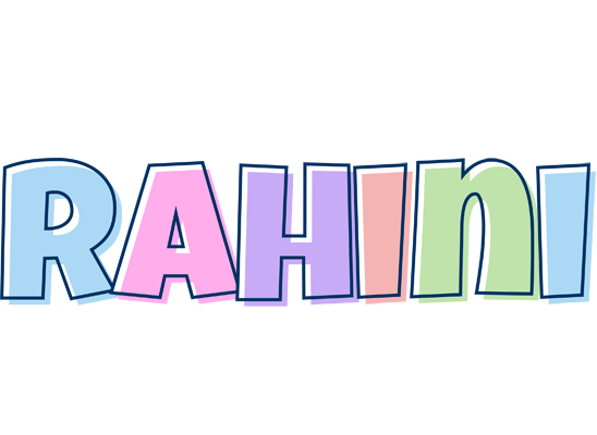 Rahini pastel logo