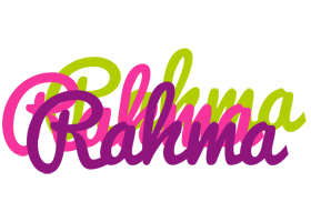 Rahma flowers logo