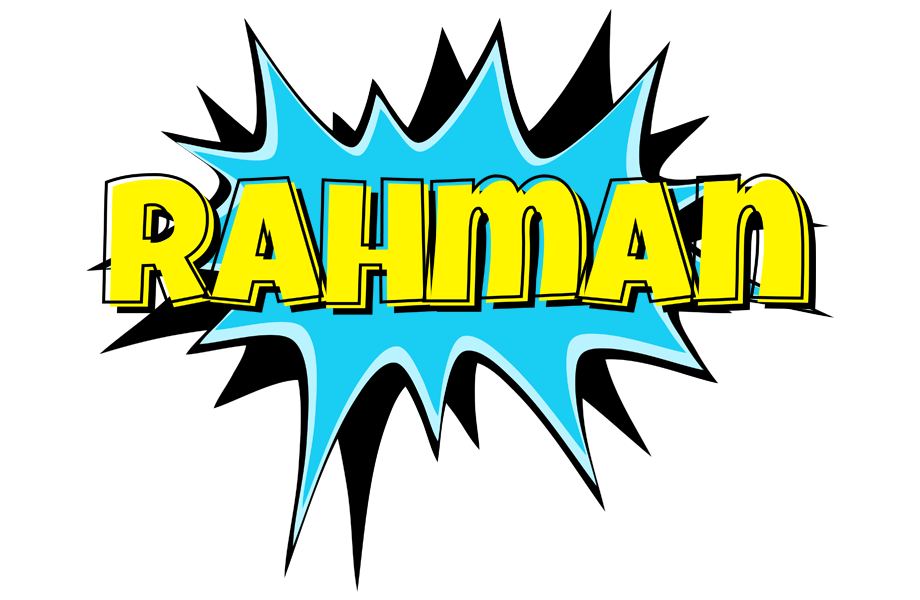Rahman amazing logo