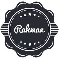 Rahman badge logo