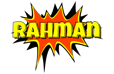 Rahman bazinga logo