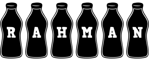 Rahman bottle logo