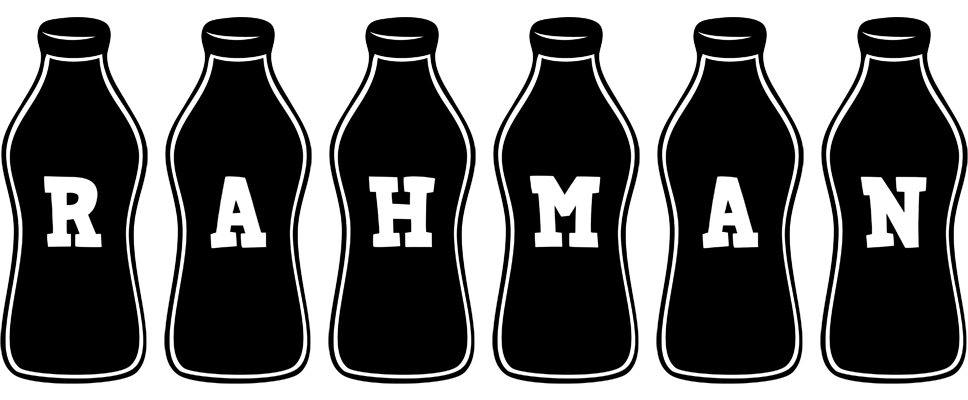 Rahman bottle logo