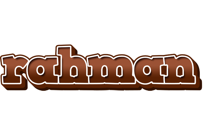 Rahman brownie logo
