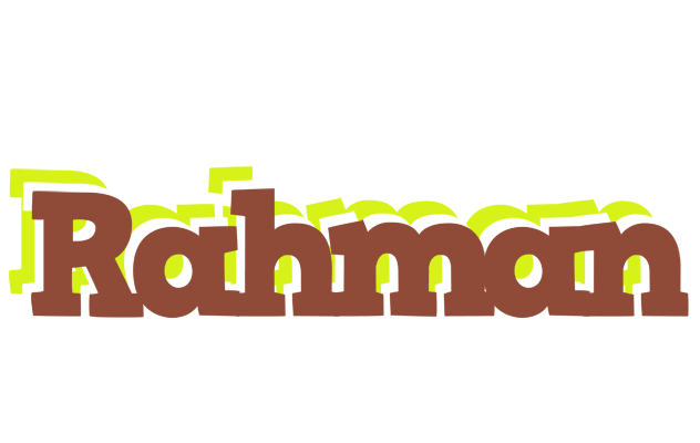 Rahman caffeebar logo