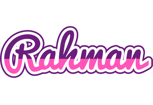 Rahman cheerful logo