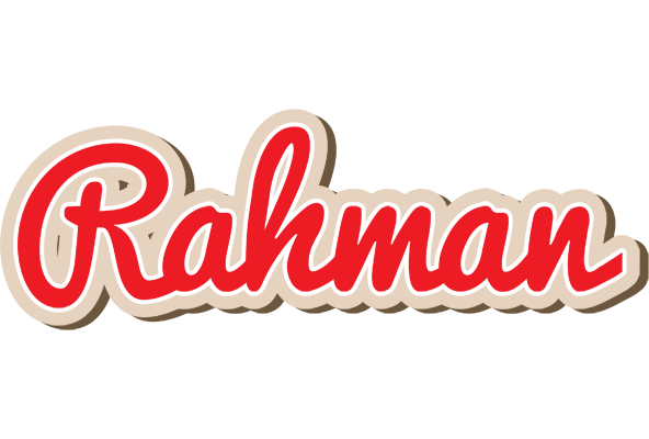 Rahman chocolate logo