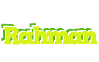 Rahman citrus logo