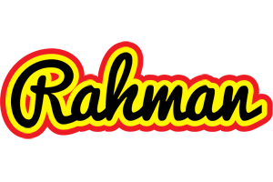 Rahman flaming logo