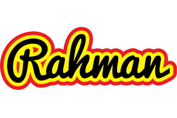 Rahman flaming logo
