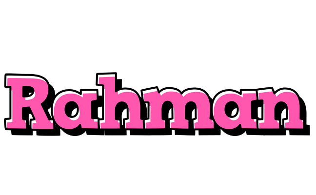 Rahman girlish logo