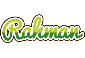 Rahman golfing logo