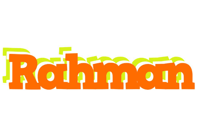 Rahman healthy logo
