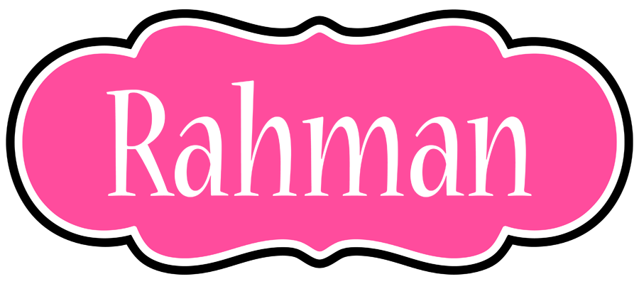 Rahman invitation logo