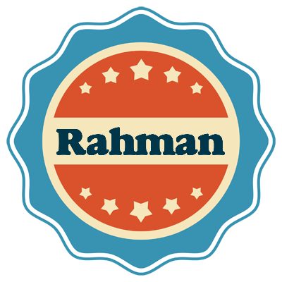 Rahman labels logo