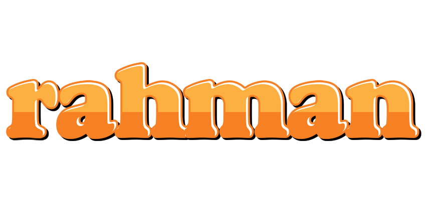 Rahman orange logo