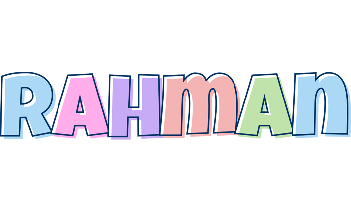 Rahman pastel logo
