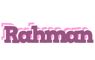 Rahman relaxing logo