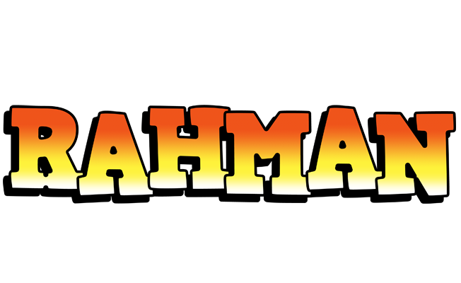 Rahman sunset logo