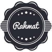 Rahmat badge logo