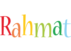 Rahmat birthday logo