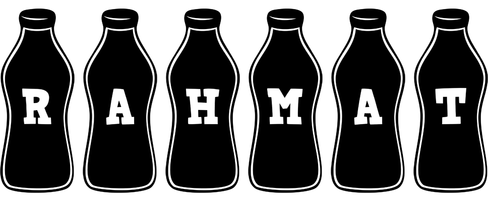 Rahmat bottle logo