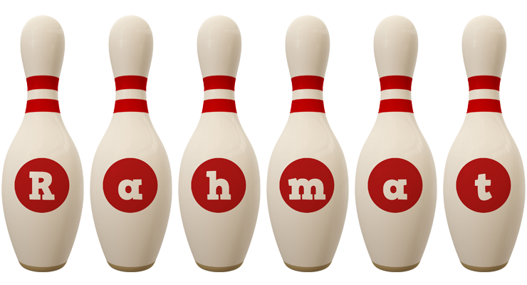 Rahmat bowling-pin logo