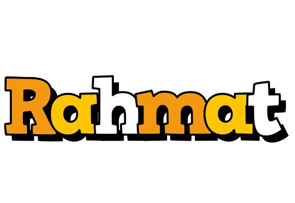 Rahmat cartoon logo