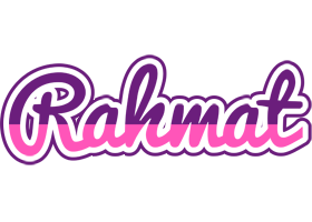 Rahmat cheerful logo
