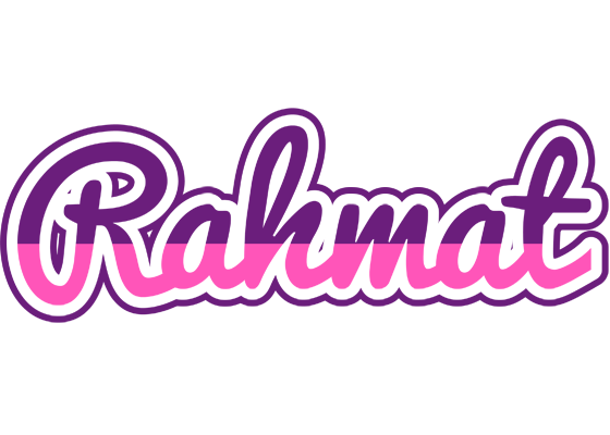 Rahmat cheerful logo