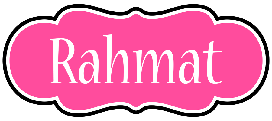 Rahmat invitation logo