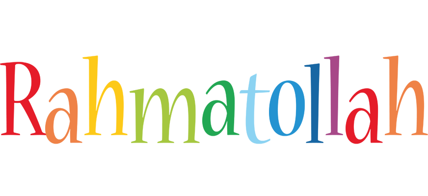 Rahmatollah birthday logo