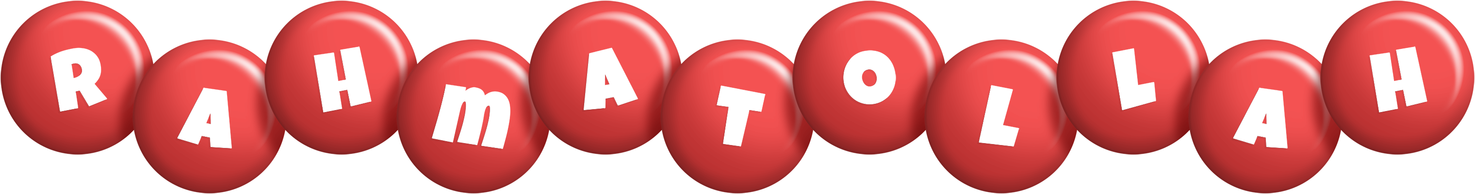 Rahmatollah candy-red logo