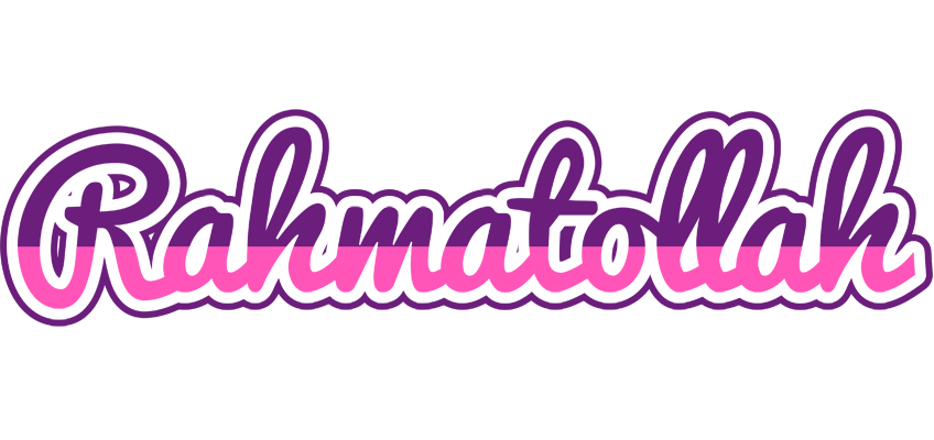 Rahmatollah cheerful logo