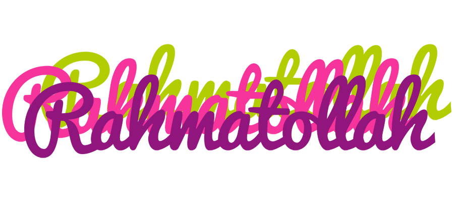 Rahmatollah flowers logo