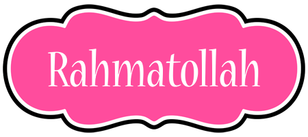 Rahmatollah invitation logo