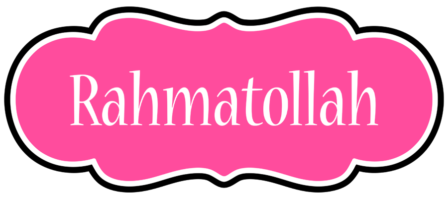 Rahmatollah invitation logo