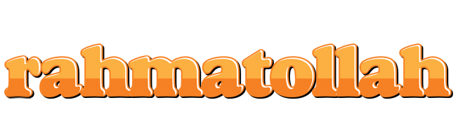 Rahmatollah orange logo