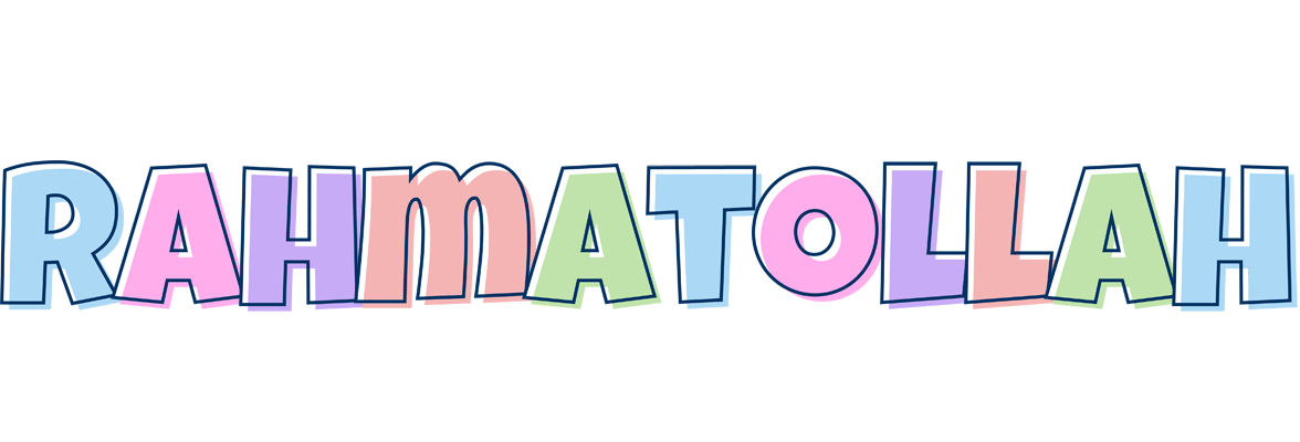 Rahmatollah pastel logo