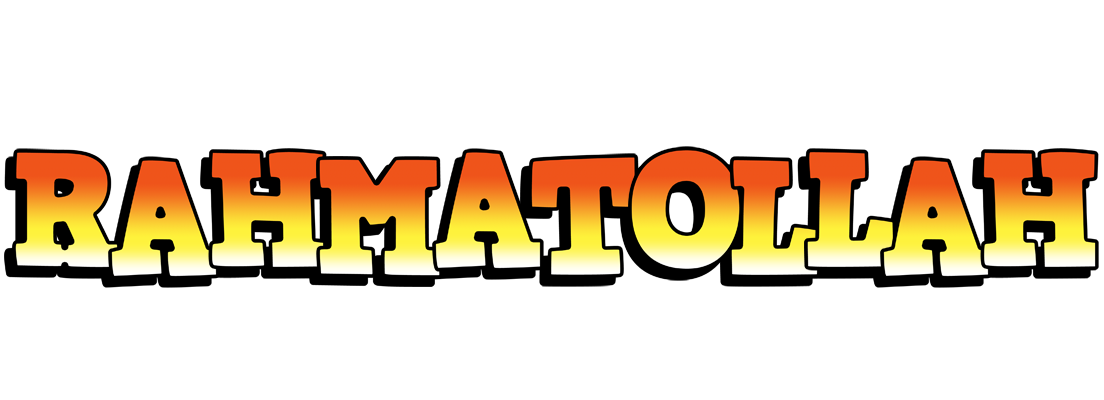 Rahmatollah sunset logo