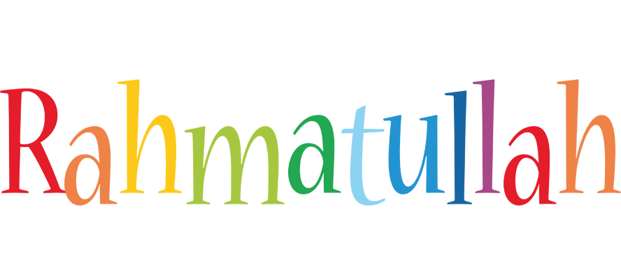 Rahmatullah birthday logo