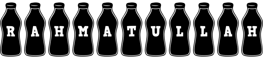 Rahmatullah bottle logo