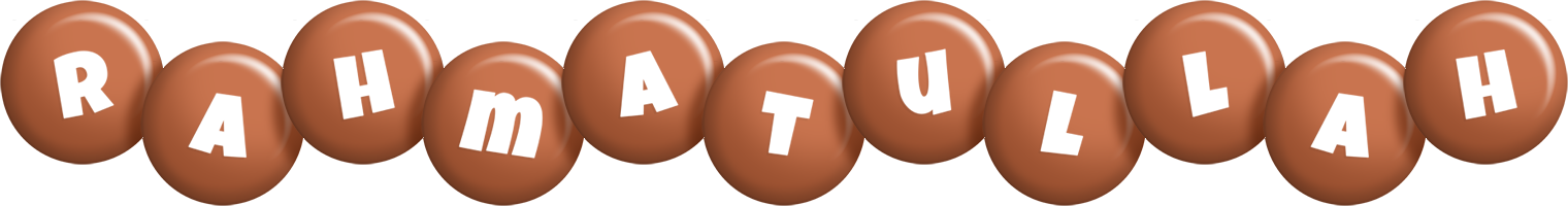 Rahmatullah candy-brown logo