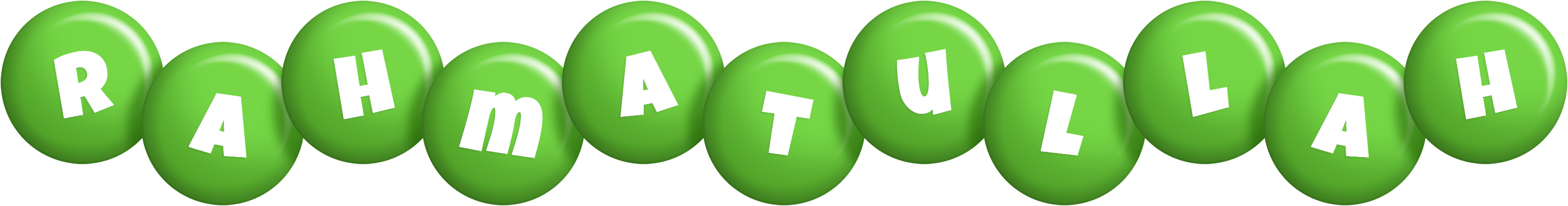 Rahmatullah candy-green logo