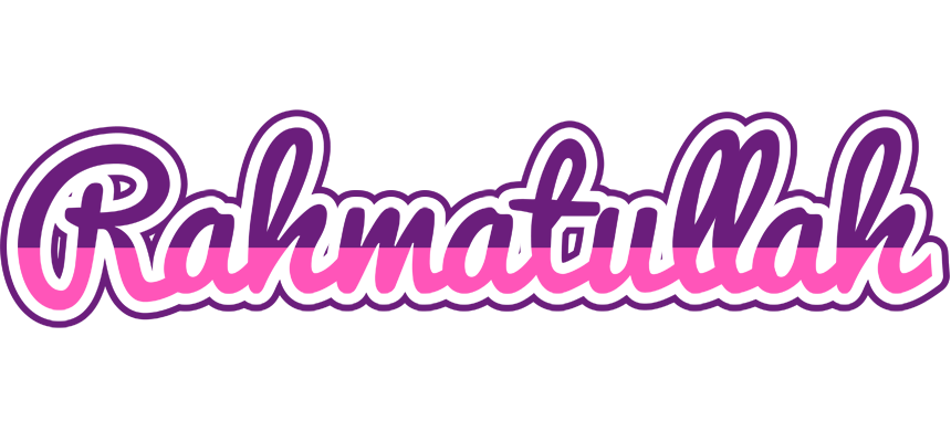 Rahmatullah cheerful logo
