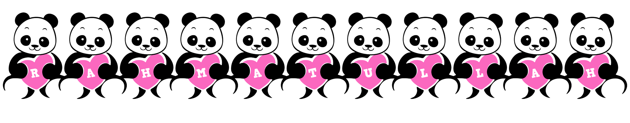 Rahmatullah love-panda logo