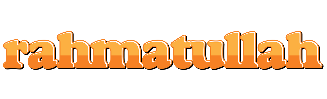 Rahmatullah orange logo