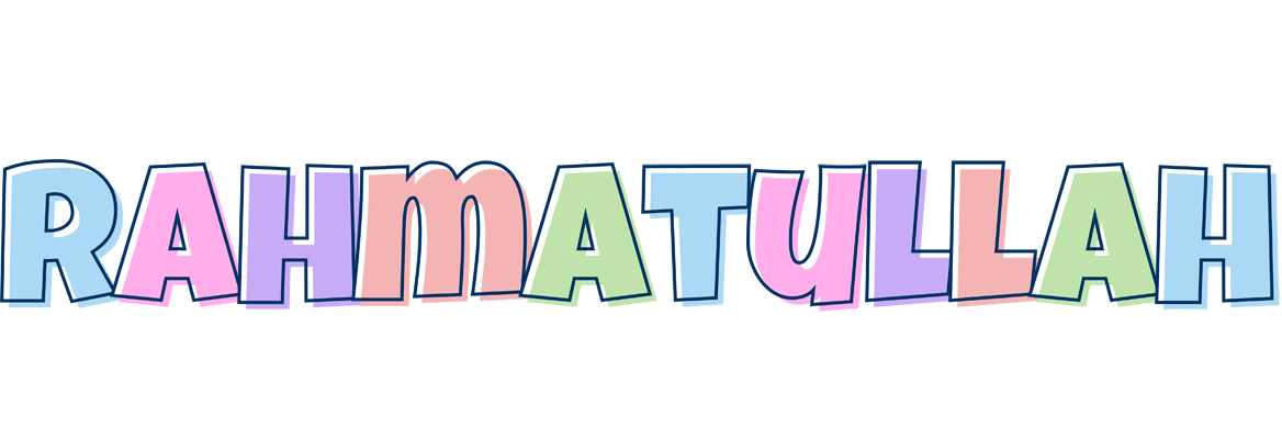 Rahmatullah pastel logo