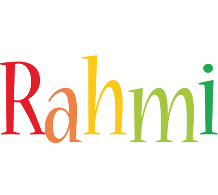 Rahmi birthday logo