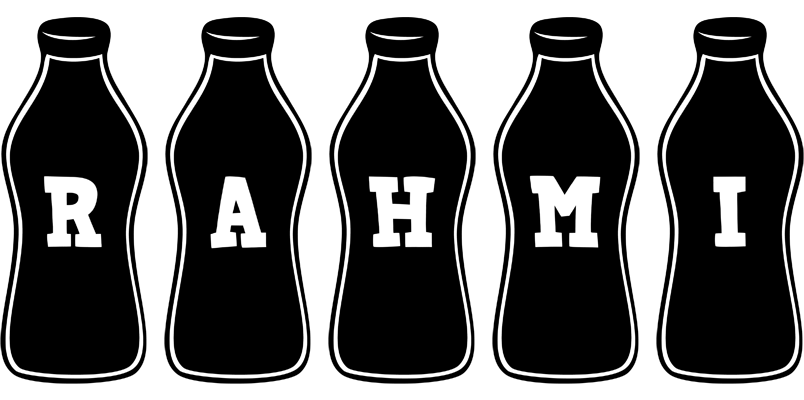 Rahmi bottle logo